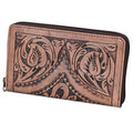 OHLAY Hand-Tooled Genuine Leather Wallet