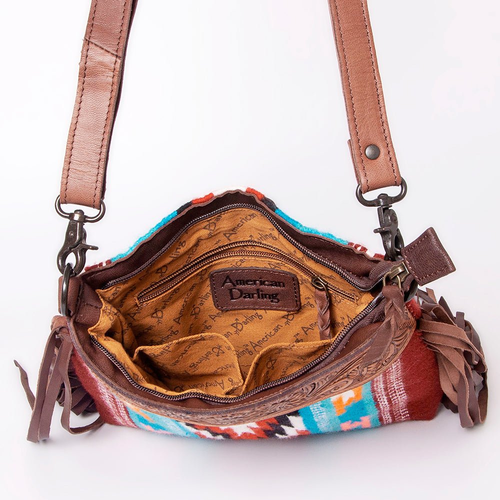 American Darling Hand Tooled Genuine Leather