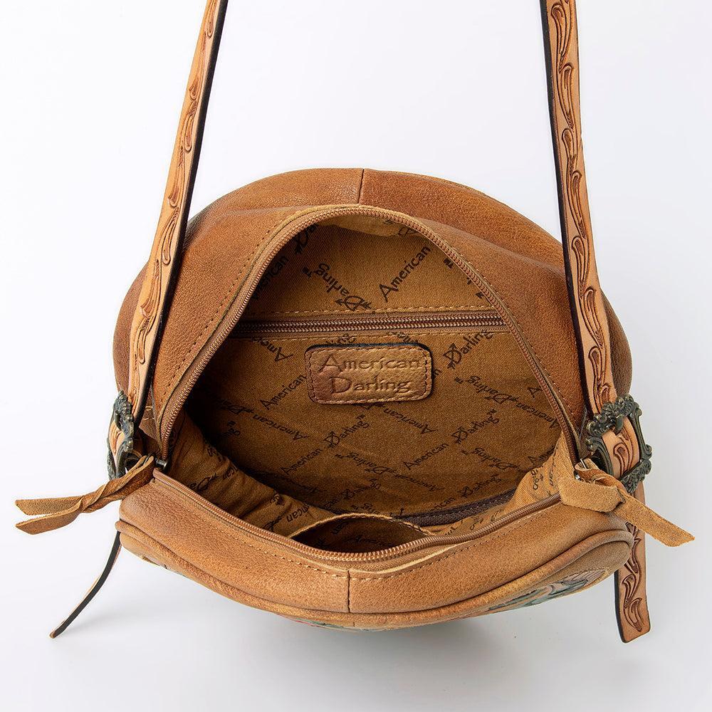 American Darling Hand Tooled Genuine Leather