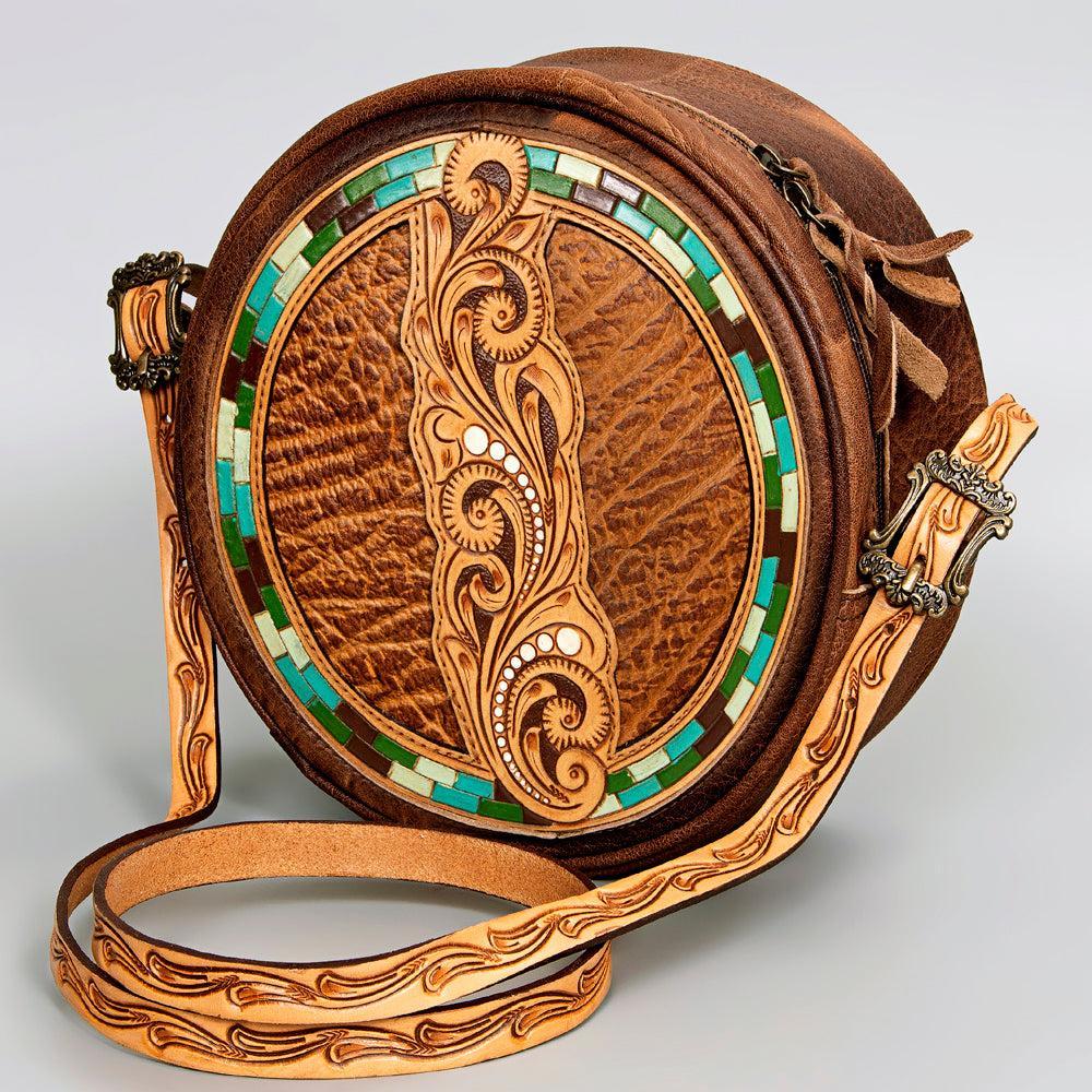 American Darling Hand Tooled Genuine Leather