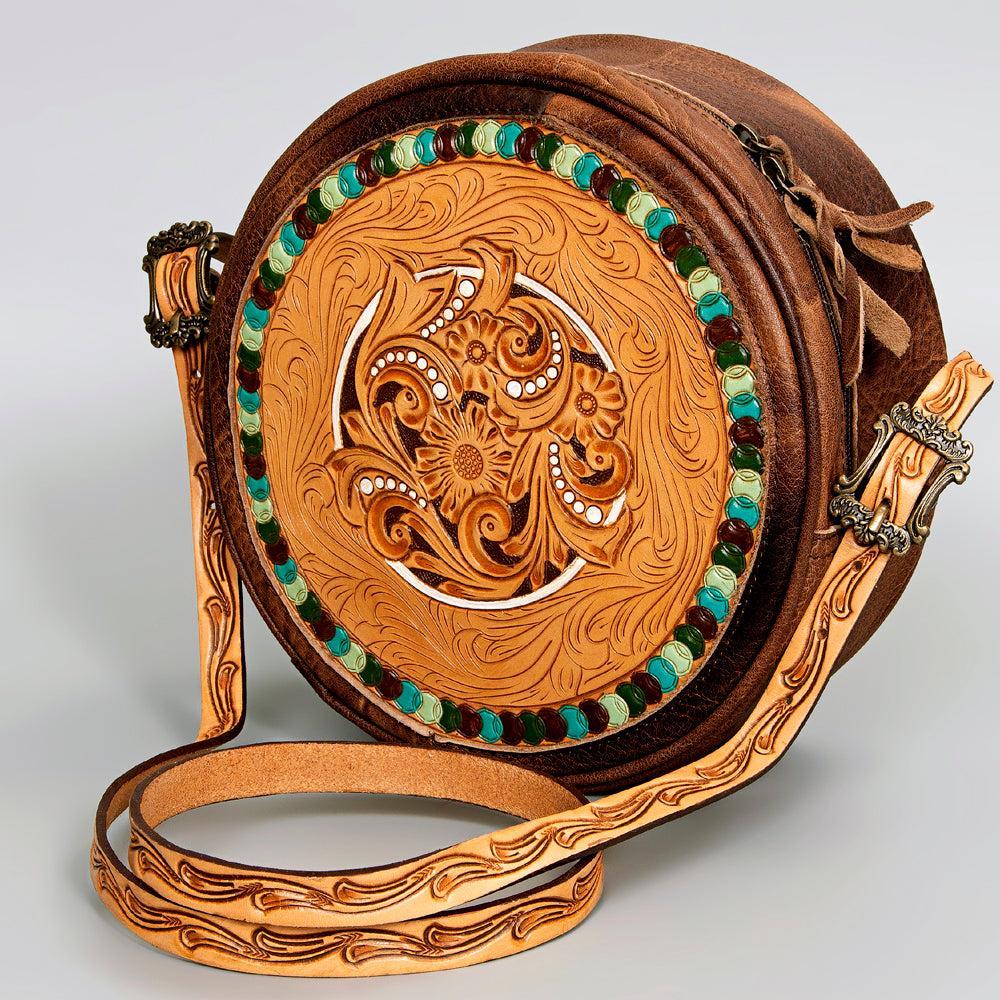 American Darling Hand Tooled Genuine Leather