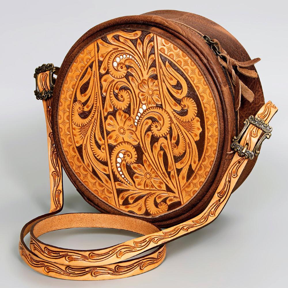 American Darling Hand Tooled Genuine Leather
