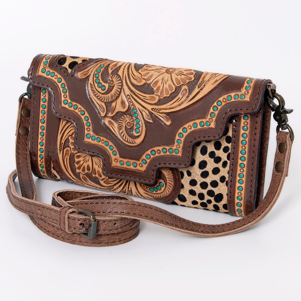 American Darling Hand Tooled Genuine Leather