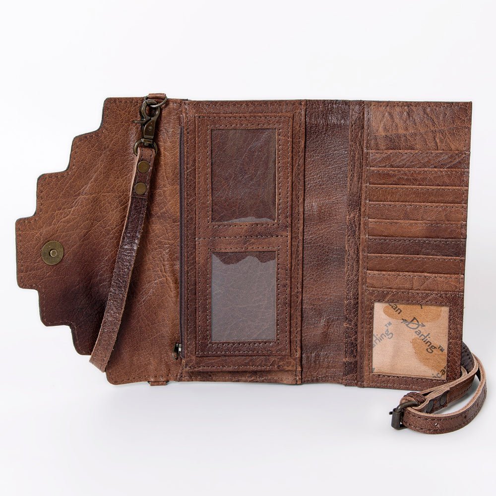 American Darling Hand Tooled Genuine Leather