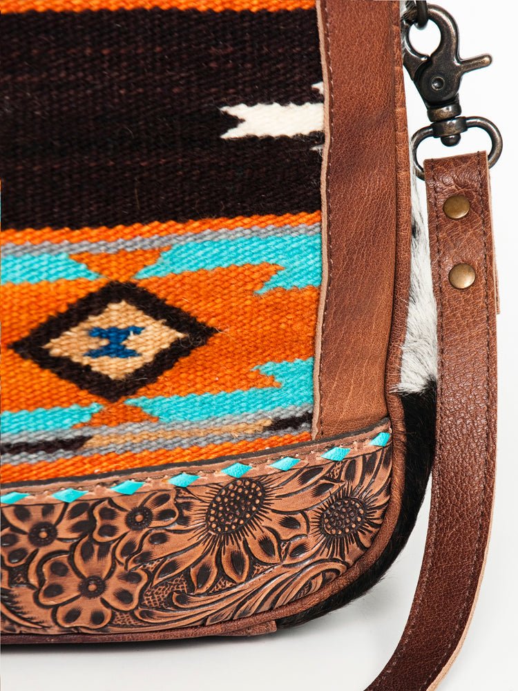 American Darling Saddle Blanket Hair-On Genuine Leather