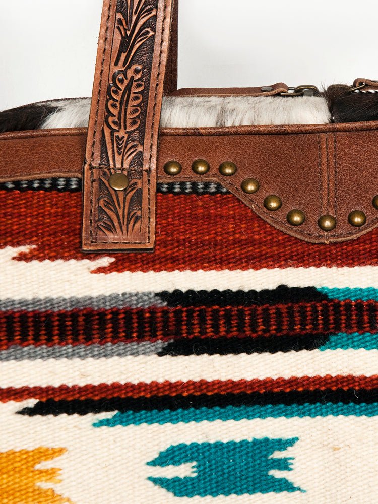 American Darling Saddle Blanket Hair-On Genuine Leather