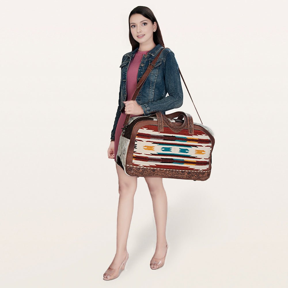 American Darling Saddle Blanket Hair-On Genuine Leather