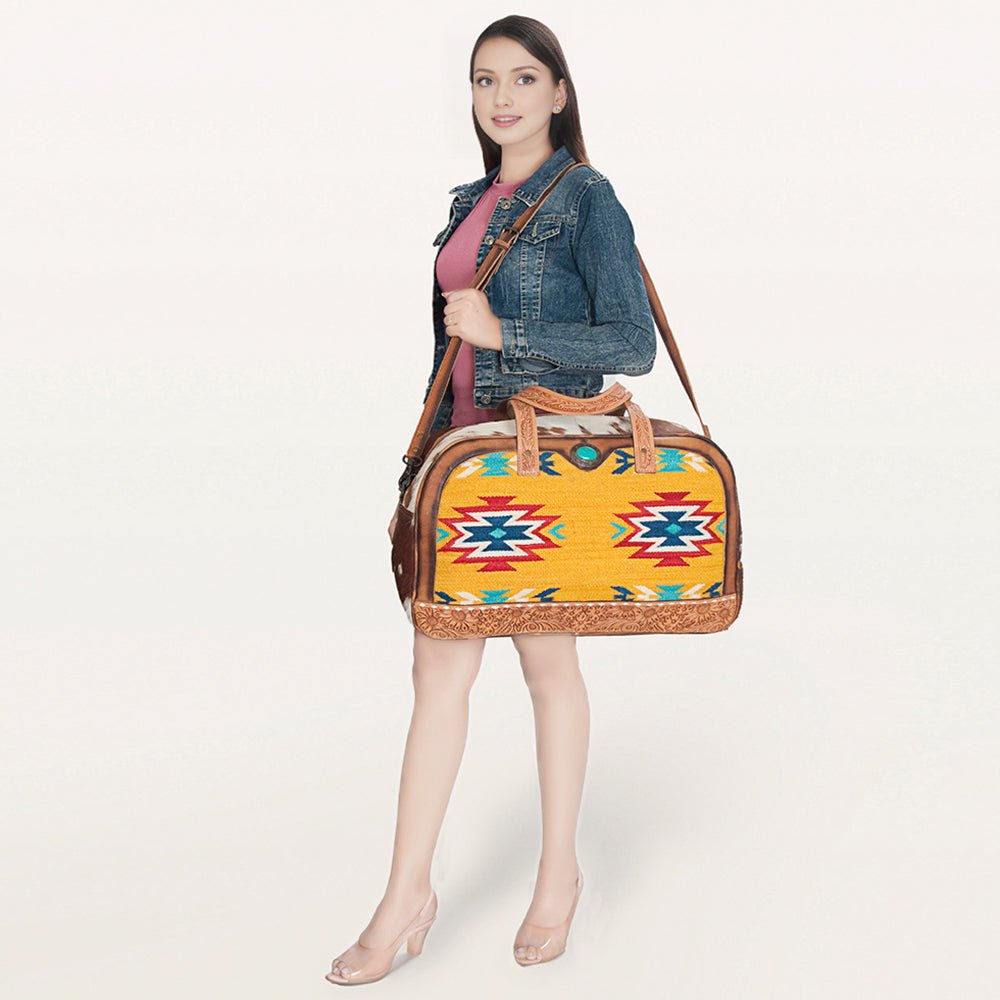 American Darling Saddle Blanket Hair-On Genuine Leather