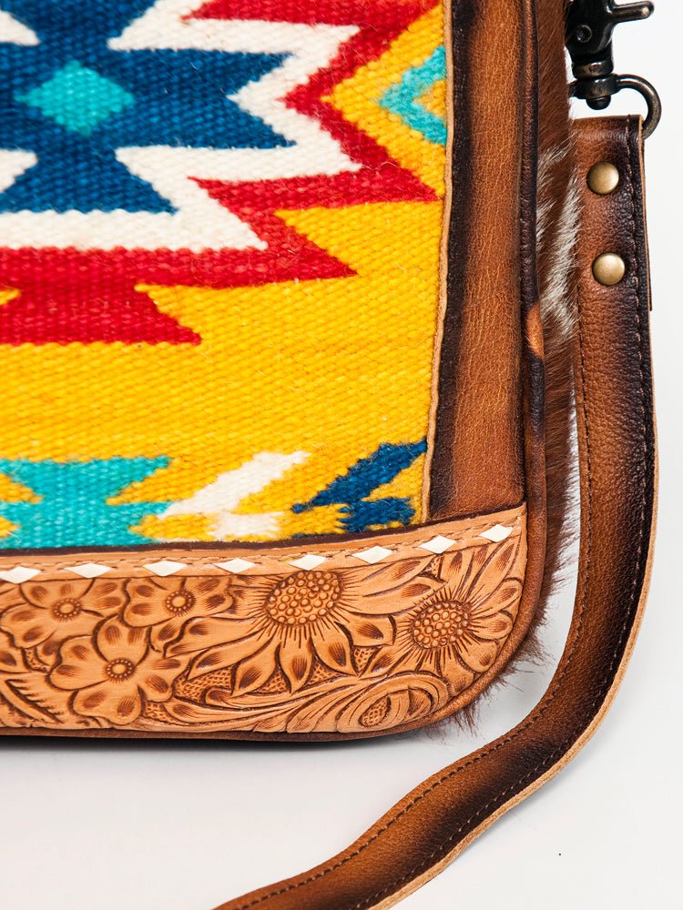 American Darling Saddle Blanket Hair-On Genuine Leather