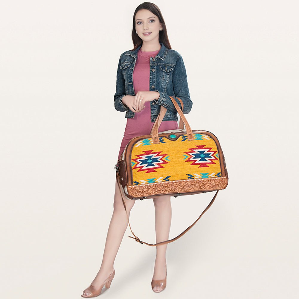 American Darling Saddle Blanket Hair-On Genuine Leather