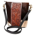 Ohlay Hobo Hand Tooled Hair-on Genuine Leather
