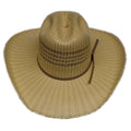 Lonestar Straw Cowboy Hat For Men & Women Breathable Western Wide Brim for Sun Protection
