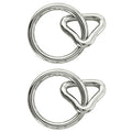 Hilason 1Inch Loop 1 1/4 Inch Ring Nickel Plt. – Hilason