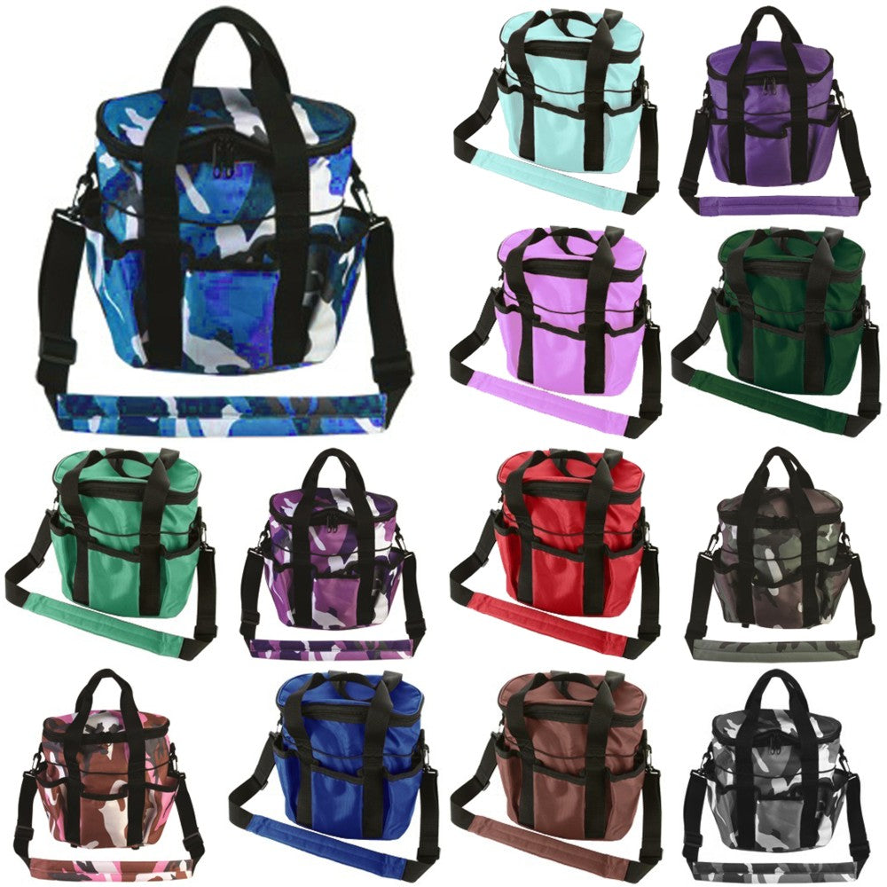 7.5"L X 10.5"W X 10"H Hilason Grooming Tote Bag With Zipper lid