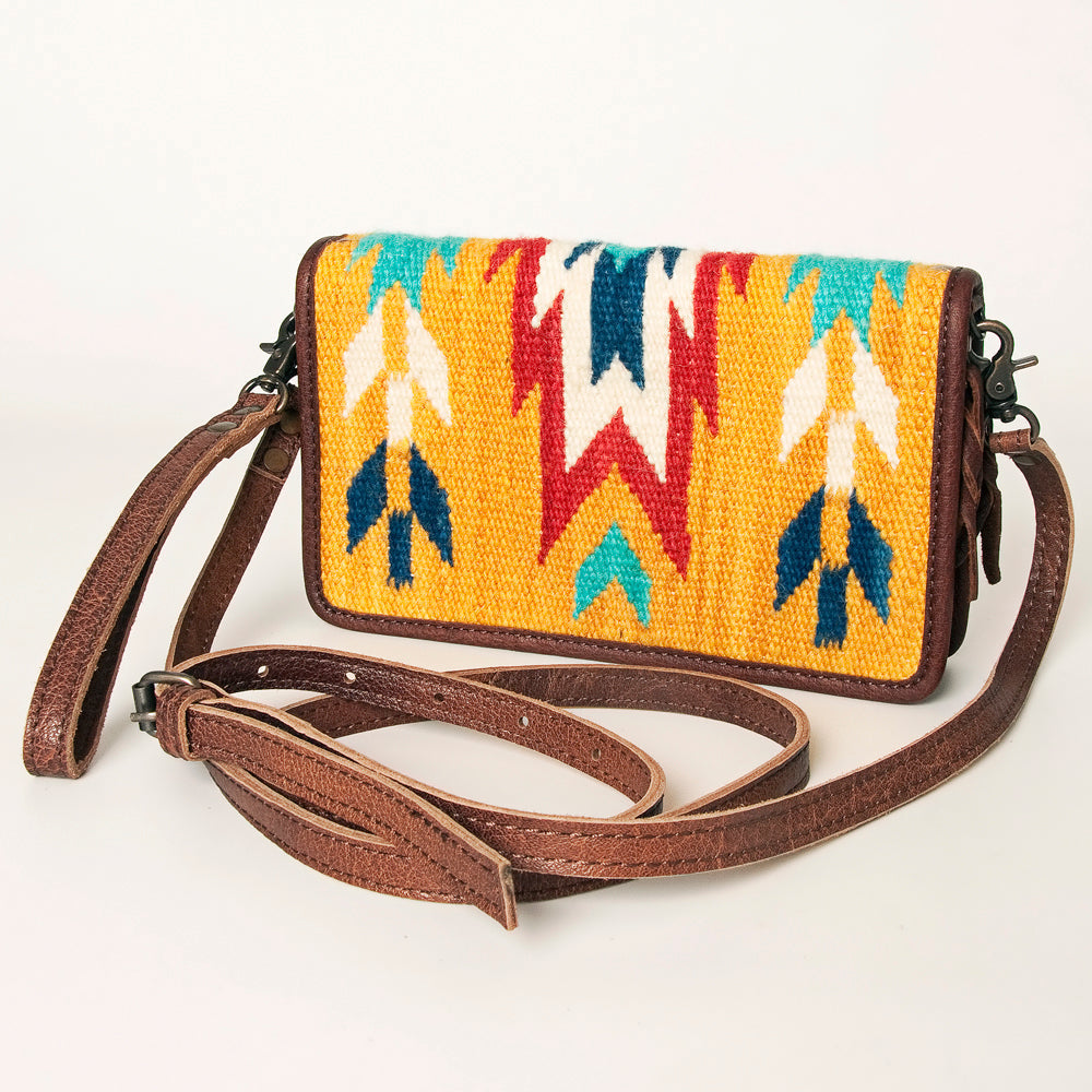 American Darling Organiser Bag Handcrafted from Crocodile Embossed Genuine Leather with YKK Zipper and Detachable Strap