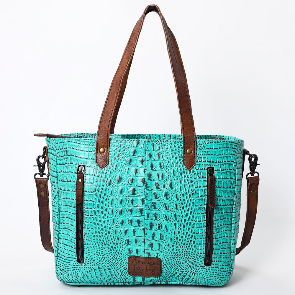 American Darling Crocodile Embossed Genuine Leather