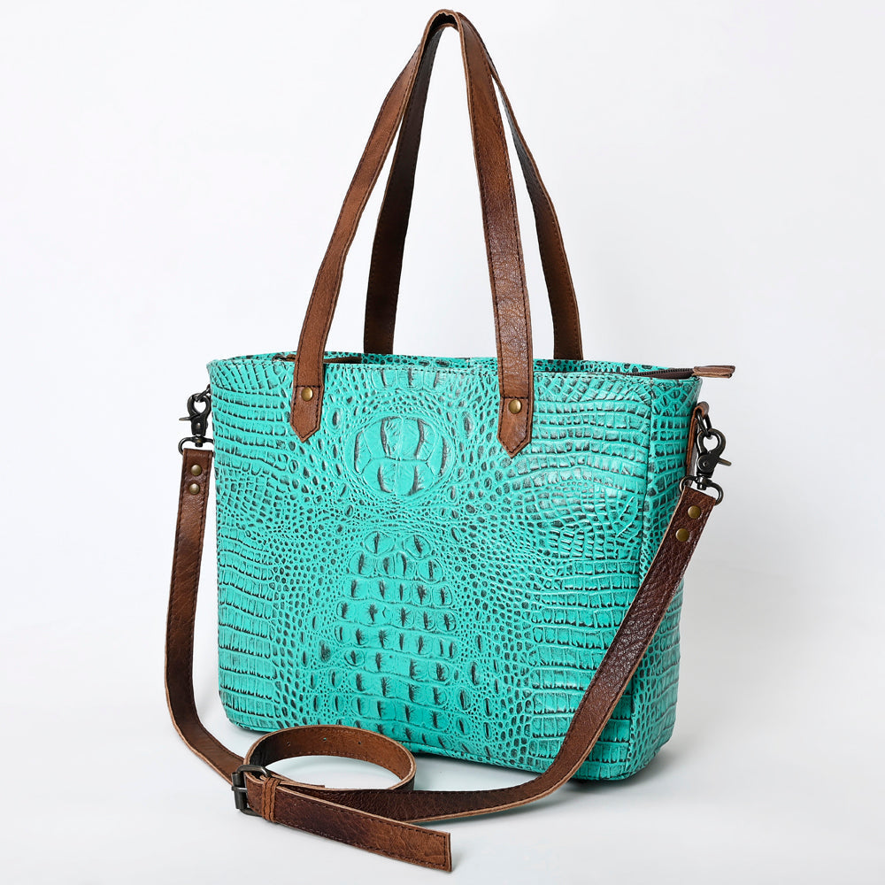 American Darling Crocodile Embossed Genuine Leather
