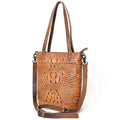 American Darling Crocodile Embossed Genuine Leather Bag