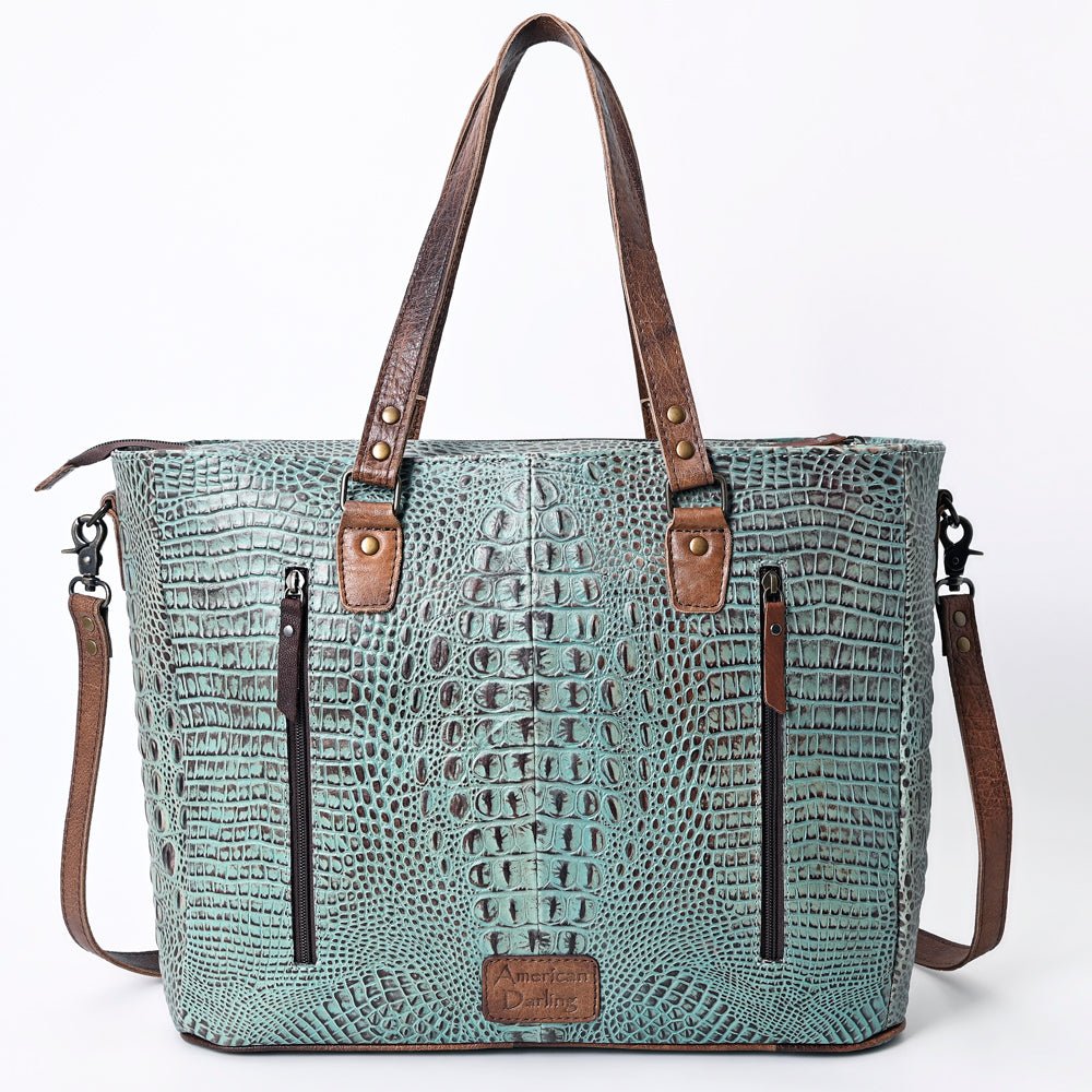 American Darling Crocodile Embossed Genuine Leather