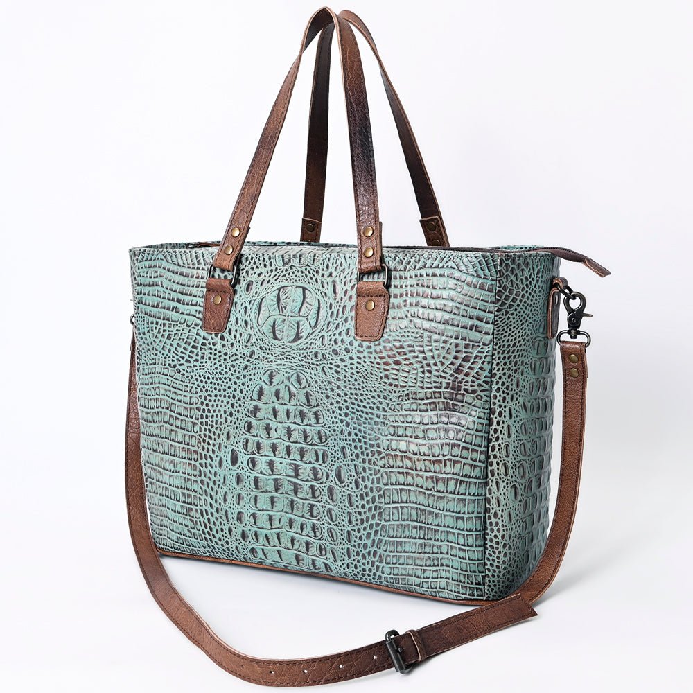 American Darling Crocodile Embossed Genuine Leather