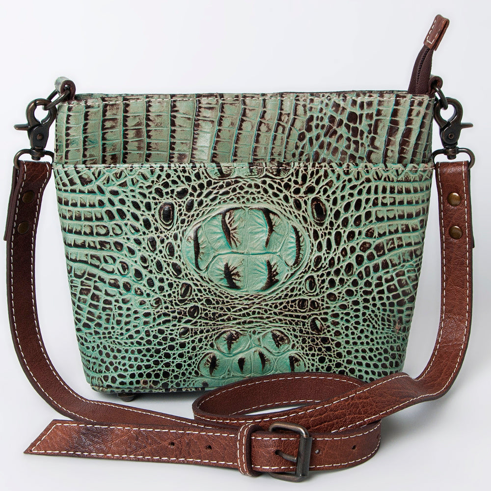 American Darling Crocodile Embossed Genuine Leather