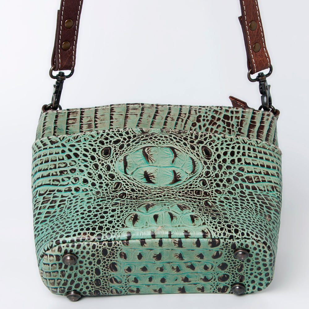 American Darling Crocodile Embossed Genuine Leather