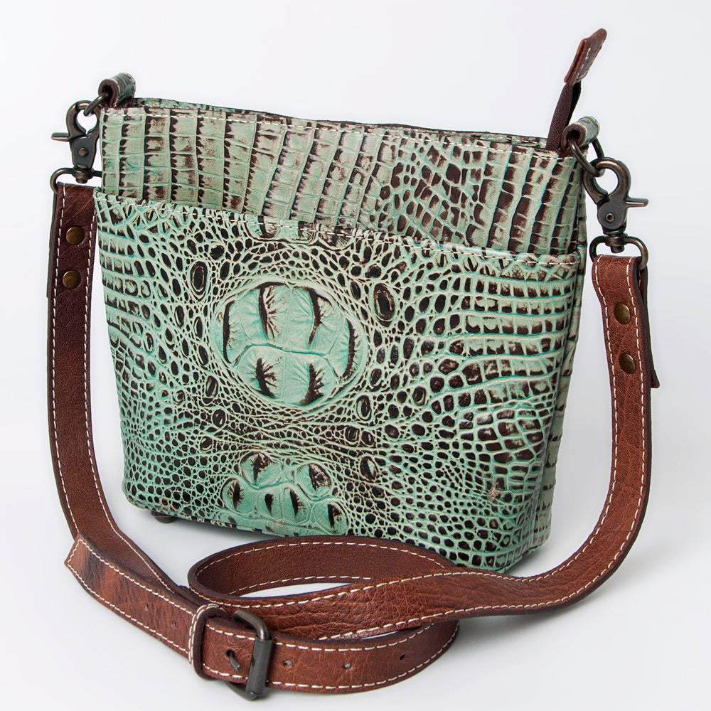 American Darling Crocodile Embossed Genuine Leather