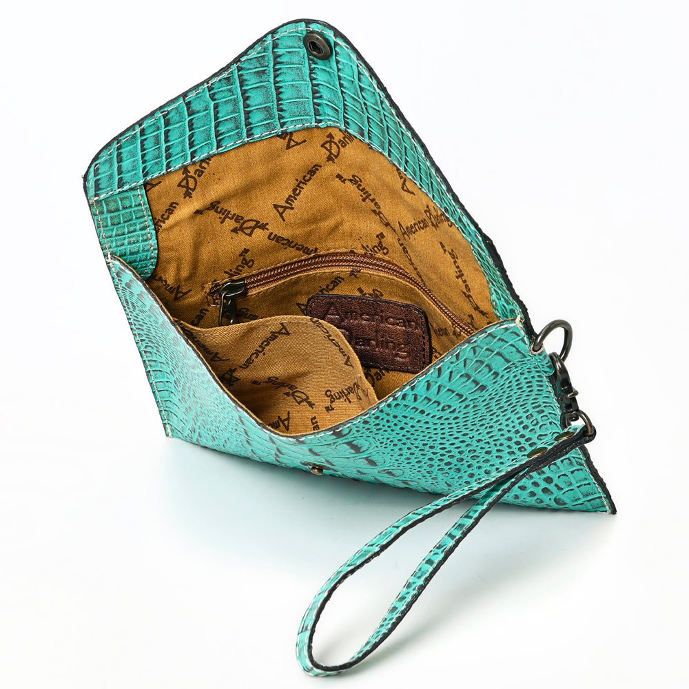 American Darling Crocodile Embossed Genuine Leather