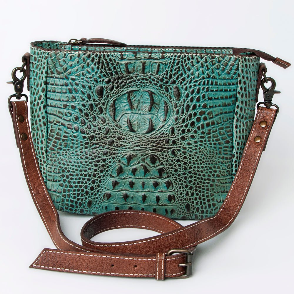 American Darling Crocodile Embossed Genuine Leather