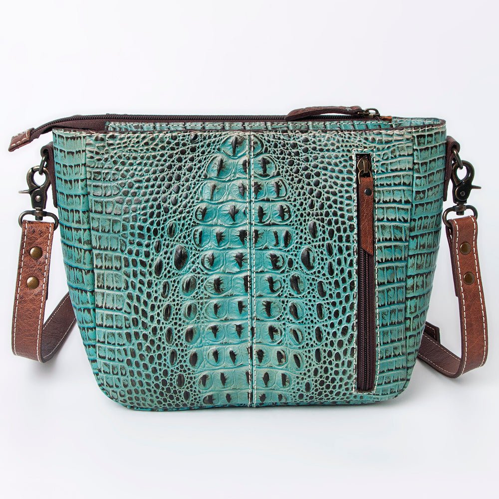 American Darling Crocodile Embossed Genuine Leather