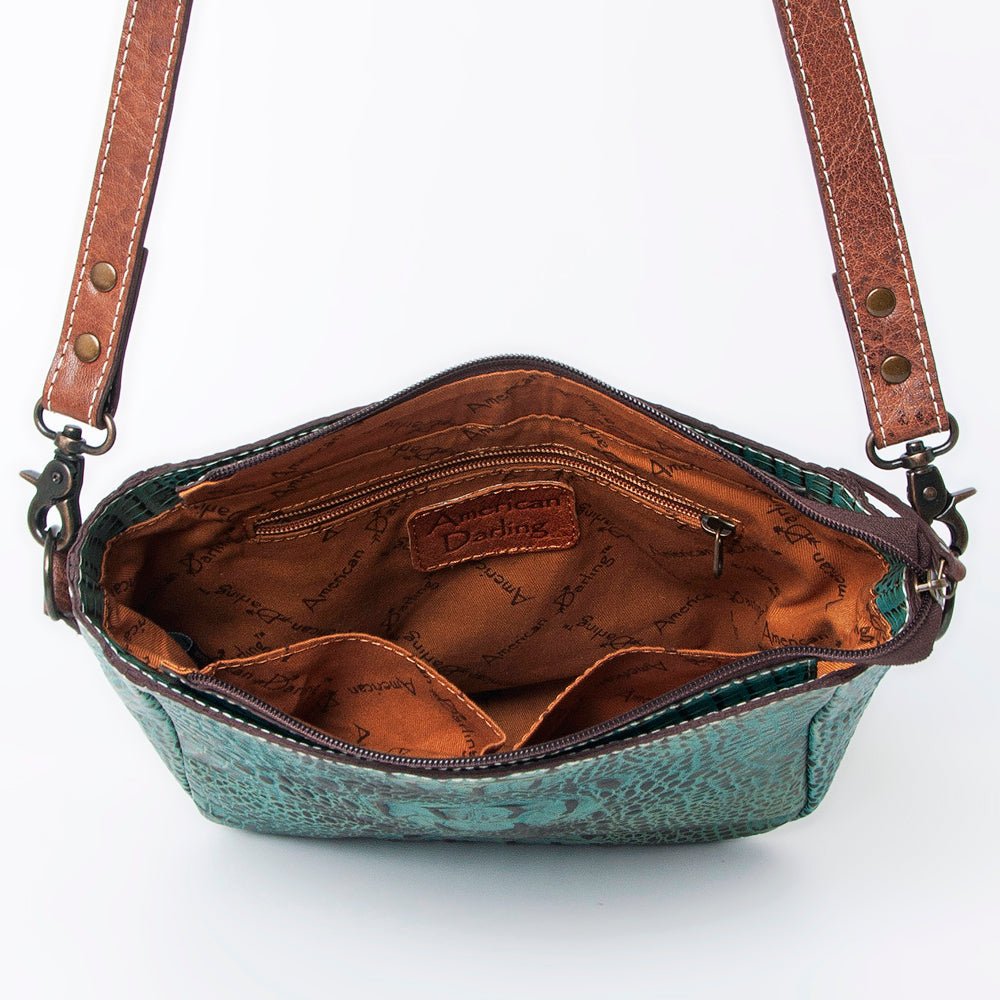 American Darling Crocodile Embossed Genuine Leather