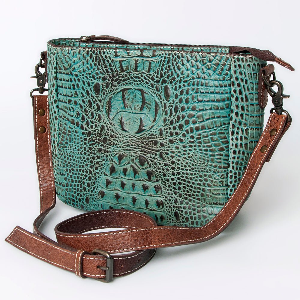 American Darling Crocodile Embossed Genuine Leather