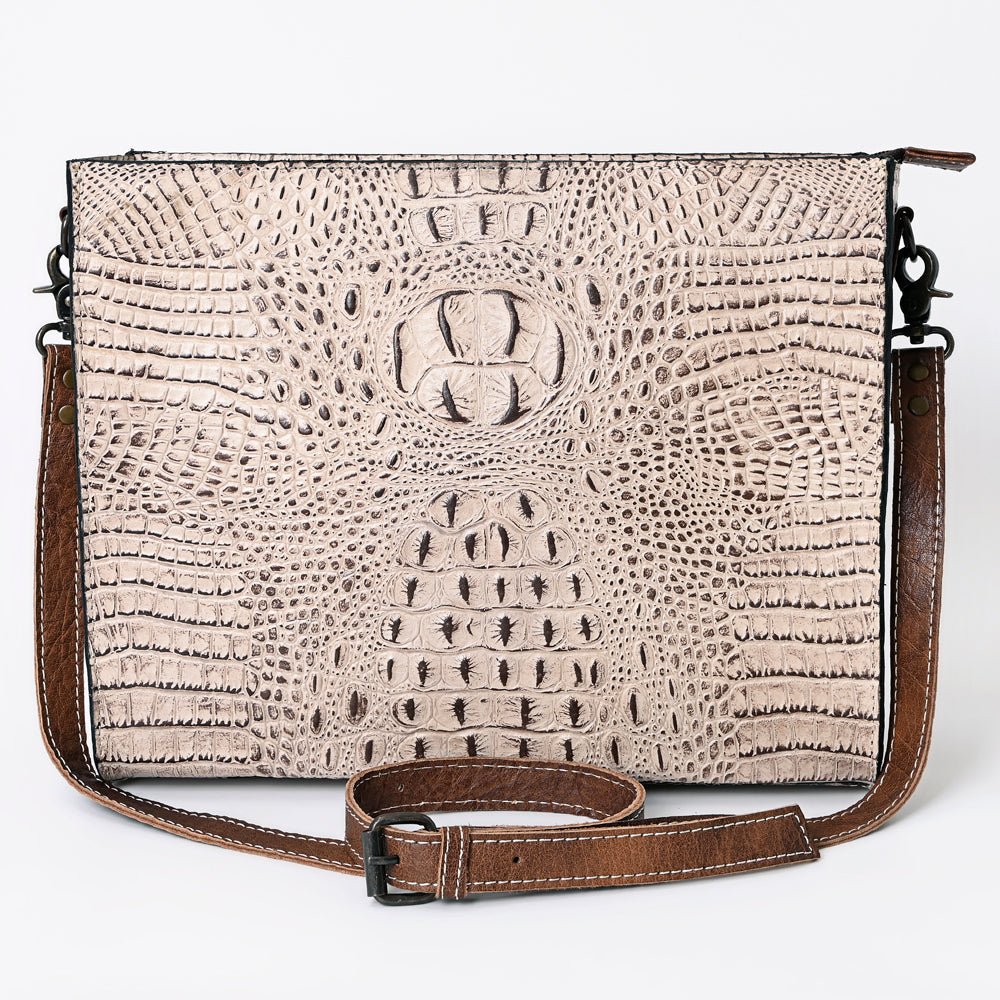 American Darling Crocodile Embossed Genuine Leather