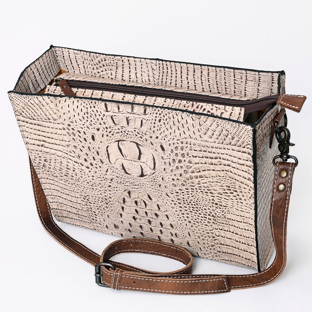 American Darling Crocodile Embossed Genuine Leather
