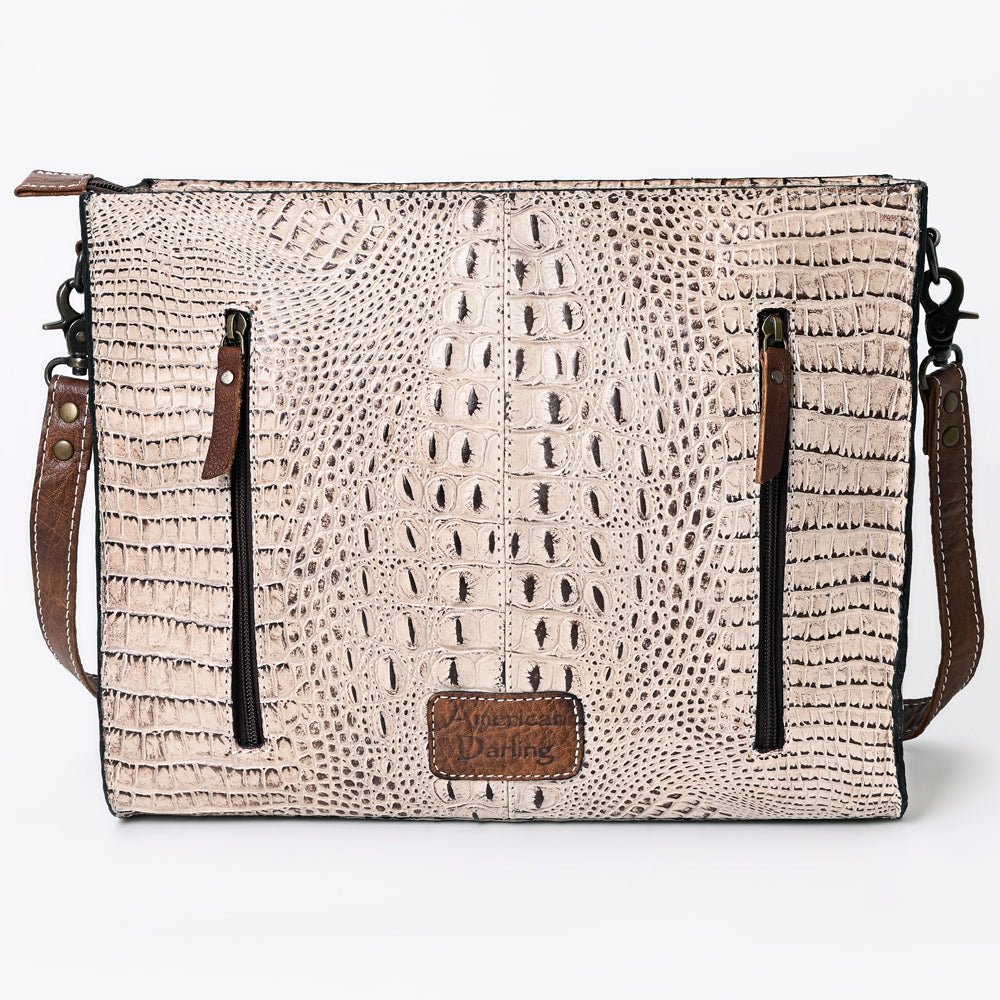American Darling Crocodile Embossed Genuine Leather