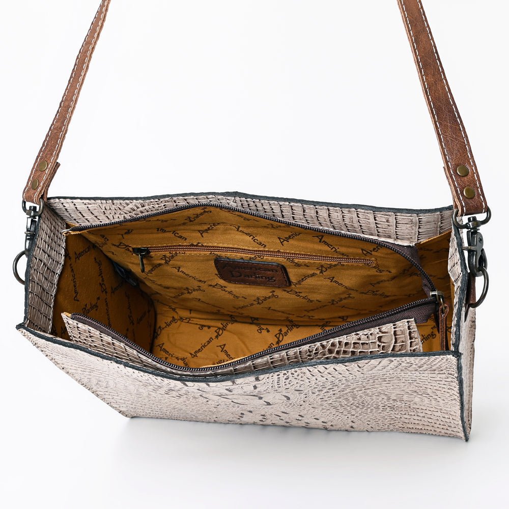 American Darling Crocodile Embossed Genuine Leather