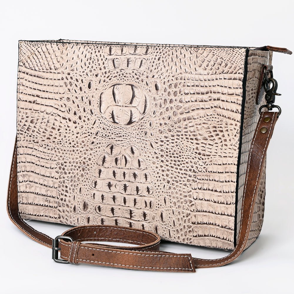 American Darling Crocodile Embossed Genuine Leather