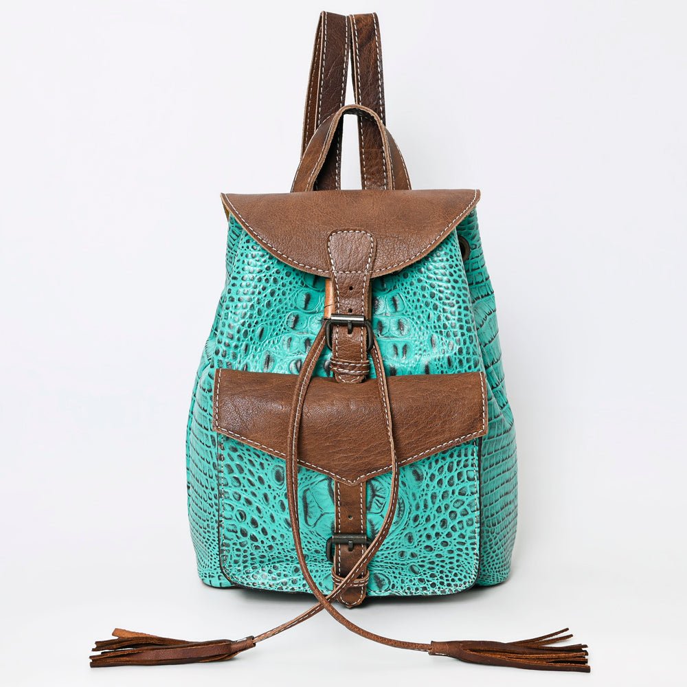 American Darling Crocodile Embossed Genuine Leather