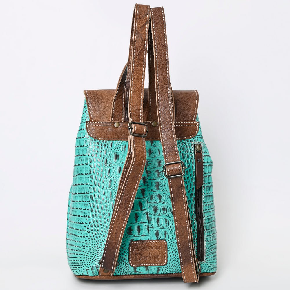 American Darling Crocodile Embossed Genuine Leather