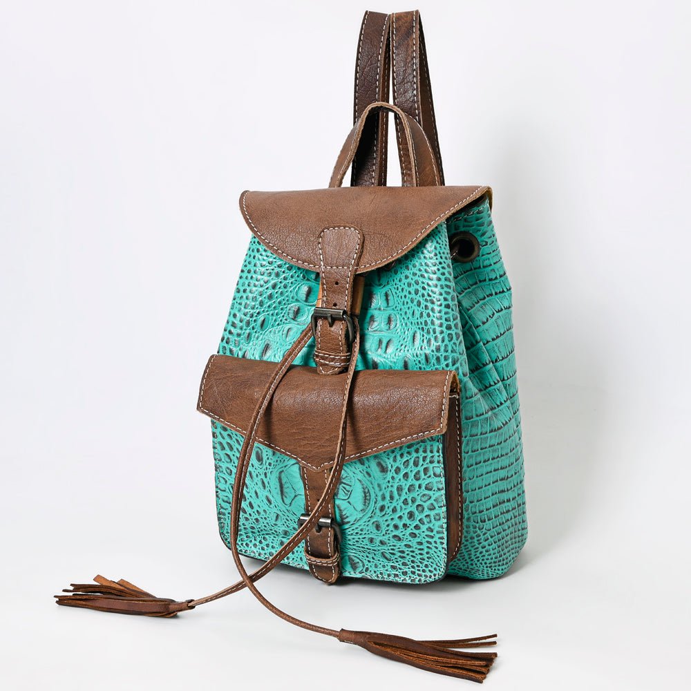 American Darling Crocodile Embossed Genuine Leather