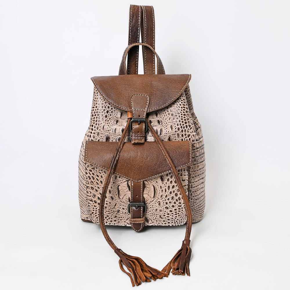 American Darling Crocodile Embossed Genuine Leather