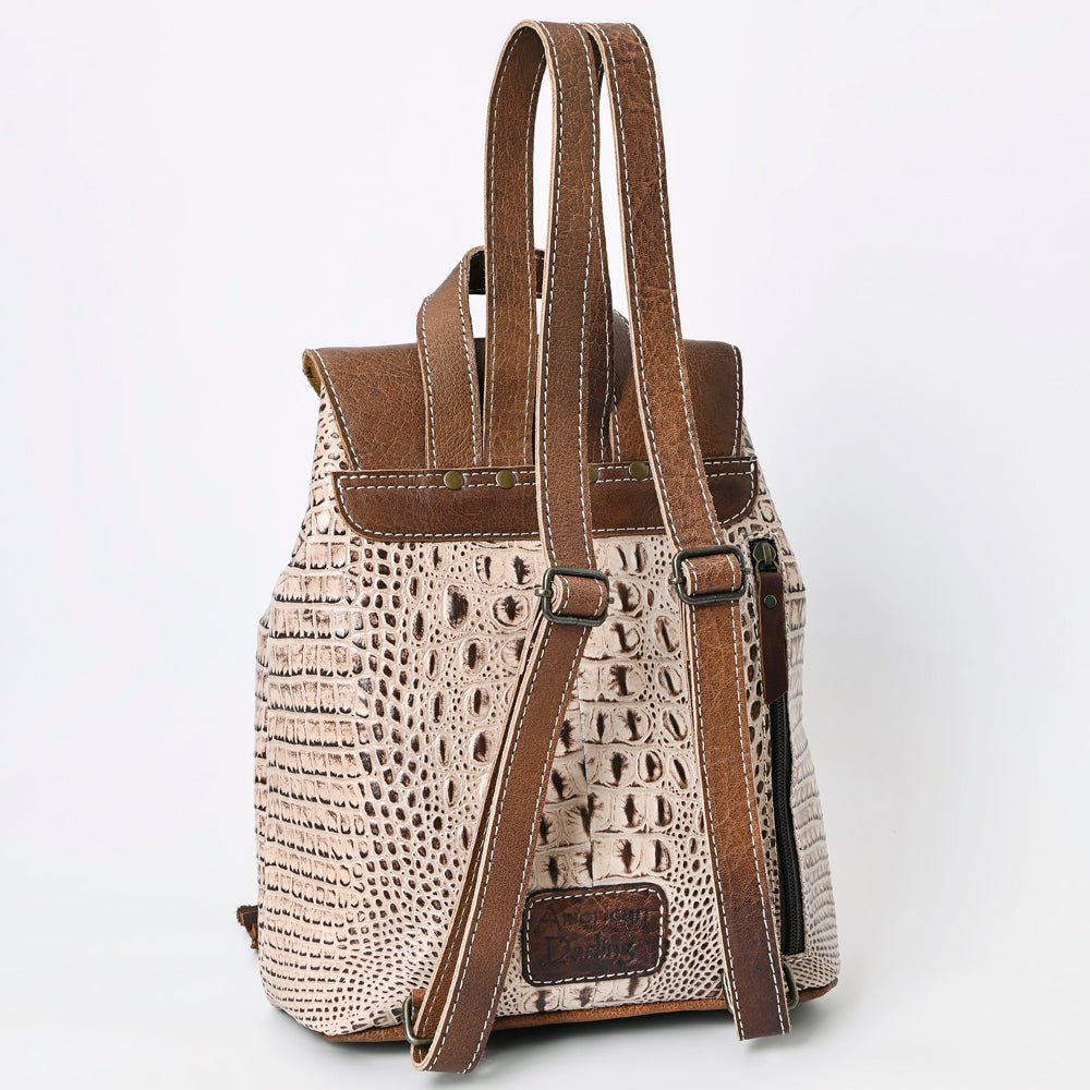 American Darling Crocodile Embossed Genuine Leather
