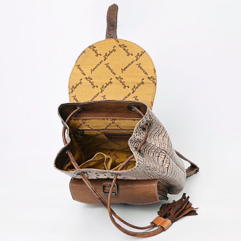 American Darling Crocodile Embossed Genuine Leather