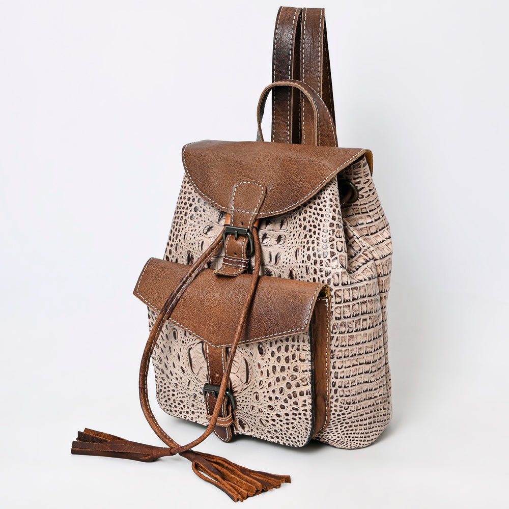 American Darling Crocodile Embossed Genuine Leather