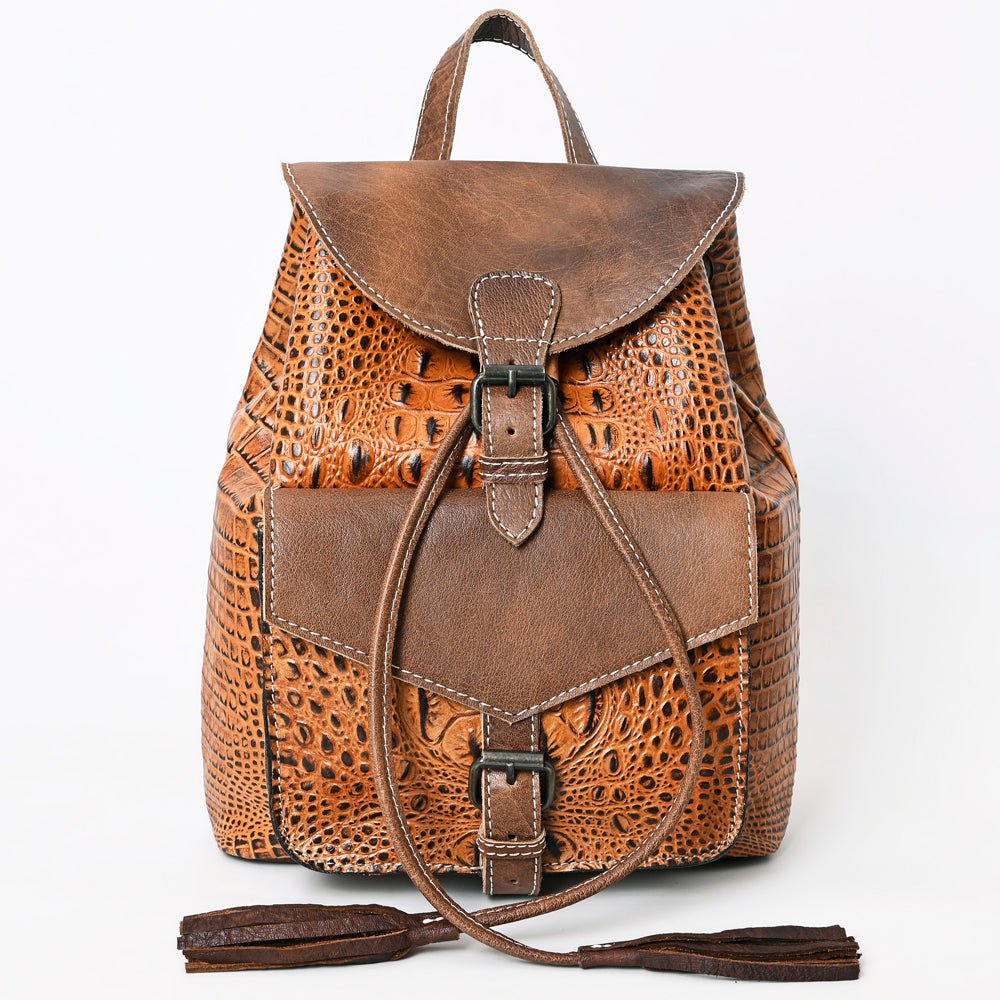 American Darling Crocodile Embossed Genuine Leather