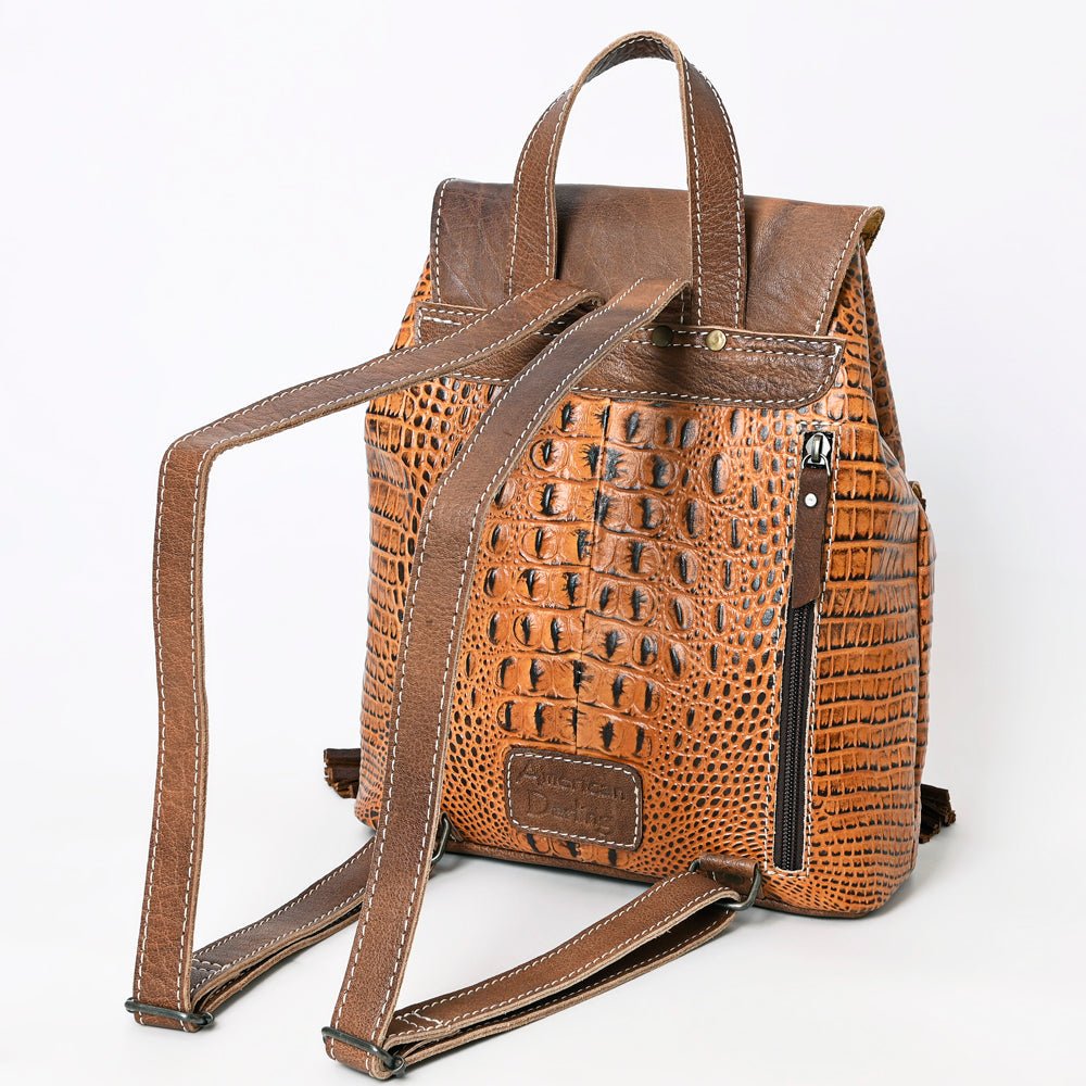 American Darling Crocodile Embossed Genuine Leather