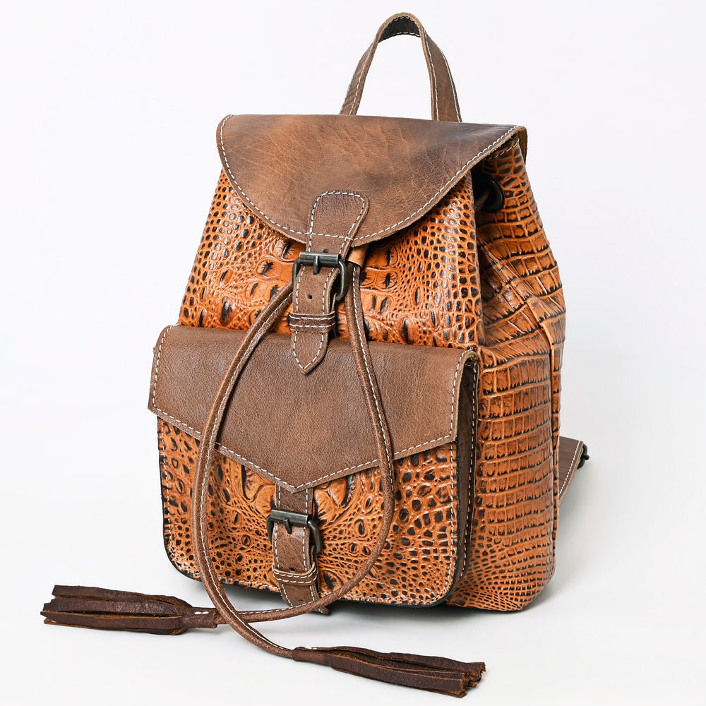 American Darling Crocodile Embossed Genuine Leather