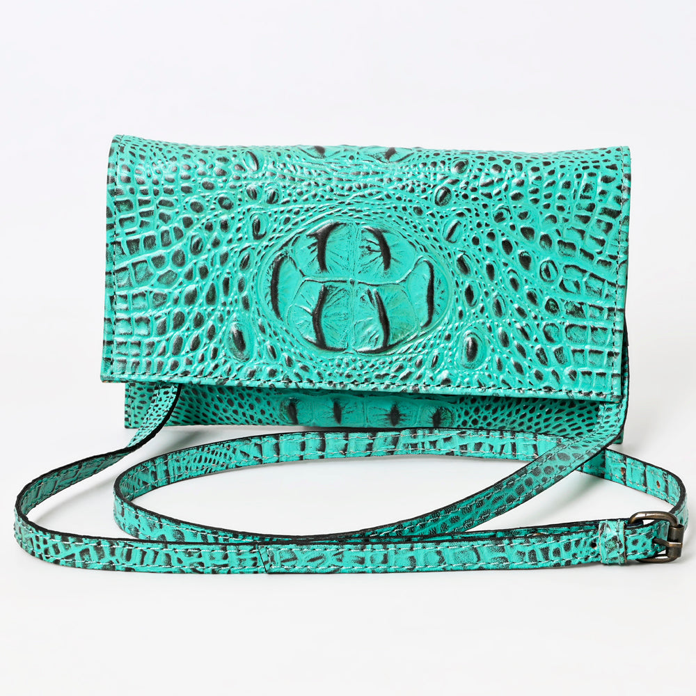 American Darling Crocodile Embossed Genuine Leather