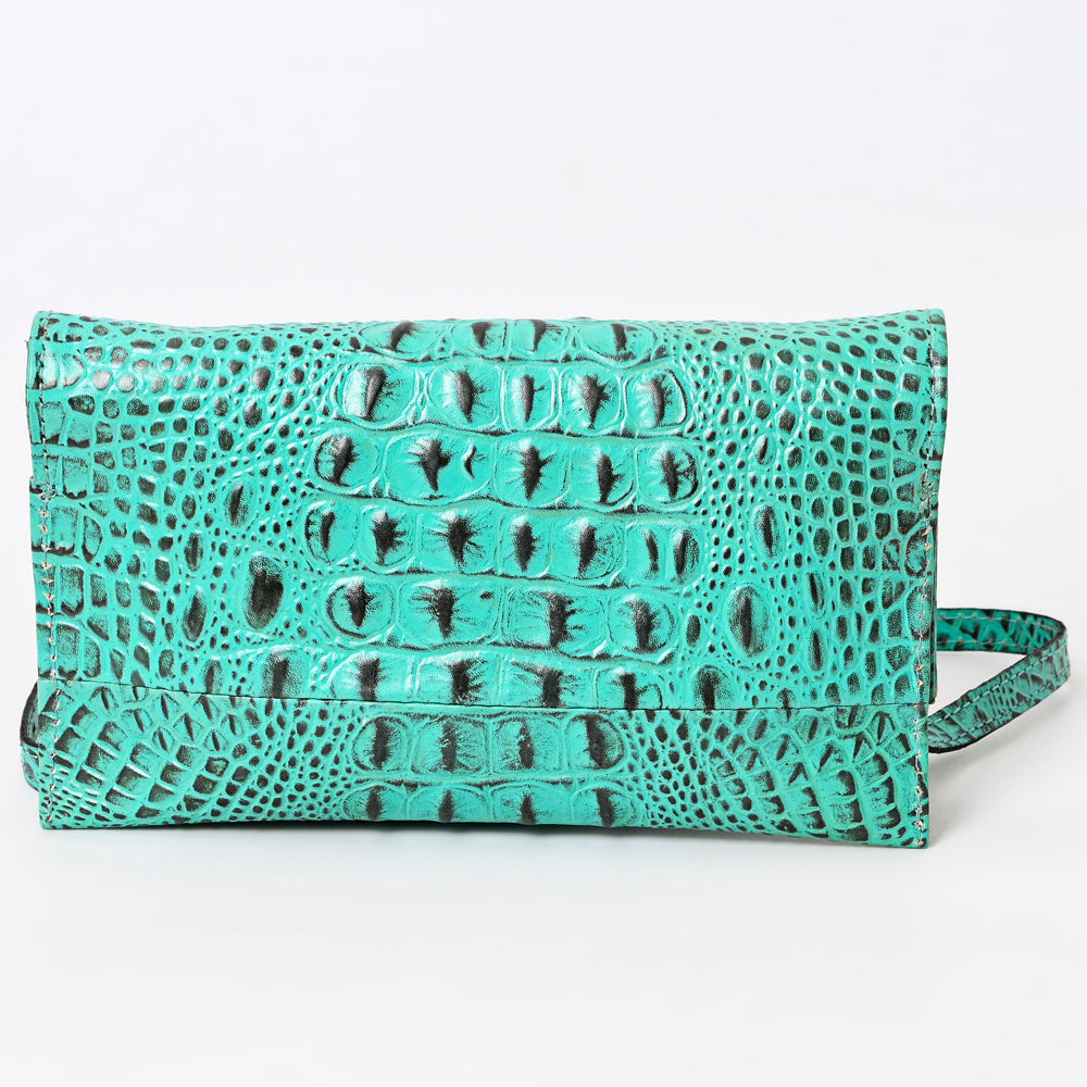American Darling Crocodile Embossed Genuine Leather