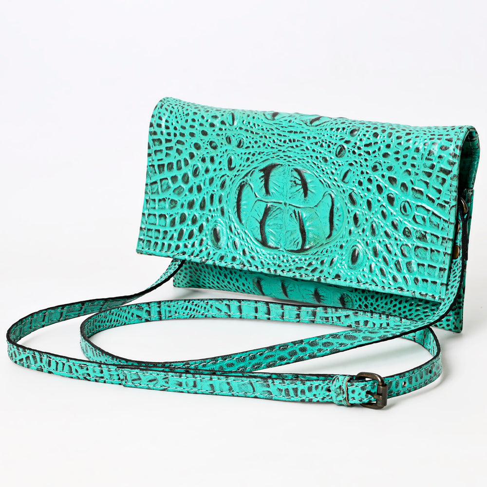 American Darling Crocodile Embossed Genuine Leather